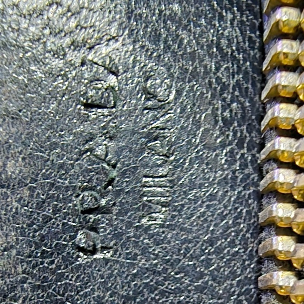 PRADA Milano PRADA Nappa Gaufre Black Leather Nero Zip Around Long Wallet - Picture 6 of 14